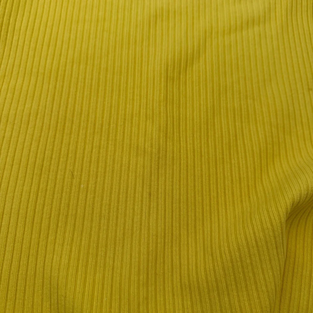 NWOT $88 Reformation Knit Ribbed Mini Skirt Mustard Yellow, S, Small - Picture 3 of 5